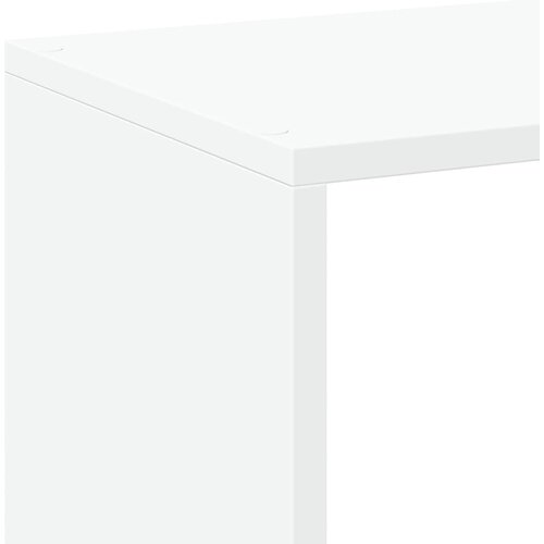  pregrada / regal za knjige bijeli 102x29x103,5 cm drveni Slike