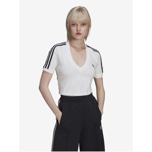 Adidas White Women's Crop Top Originals - Women Slike