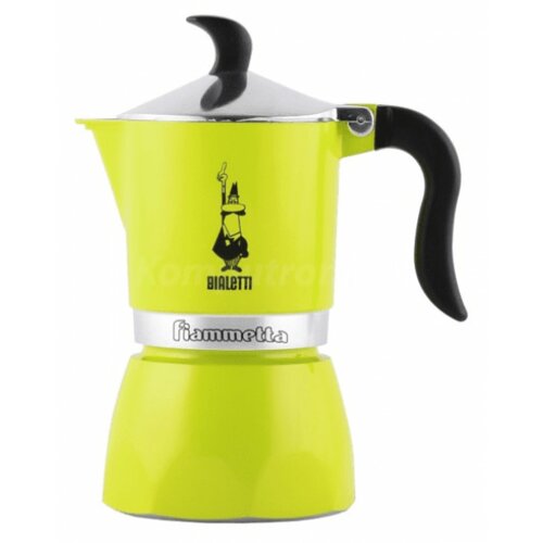 Bialetti Espresso kuhalnik &amp;quot;Fiammetta&amp;quot; - za 3 skodelice - Rumeno-zelen Slike