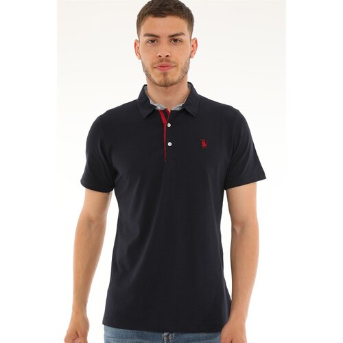 Dewberry T8582 MEN'S T-SHIRT-NAVY BLUE Cene