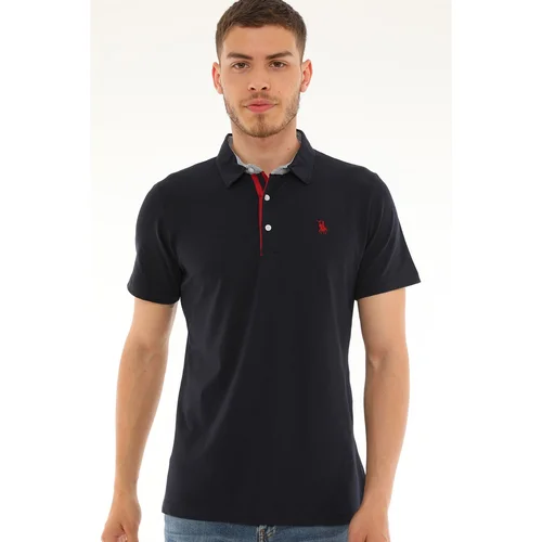 Dewberry T8582 MEN'S T-SHIRT-NAVY BLUE