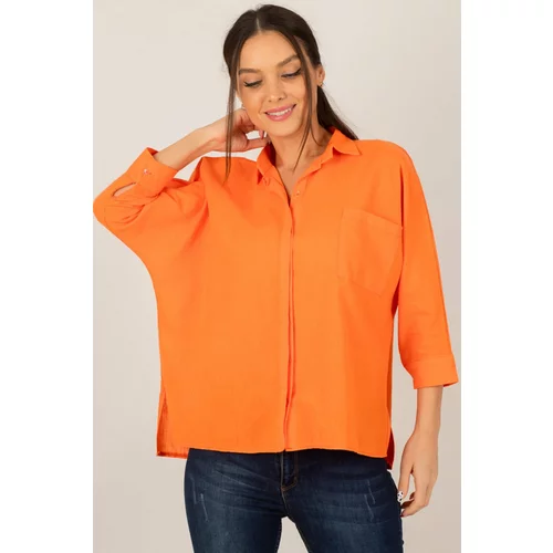 armonika Shirt - Orange - Oversize