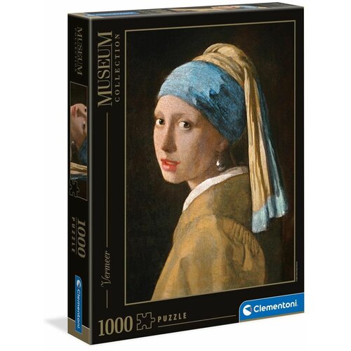 Clementoni Puzzle 1000 Girl With Pearls Slike