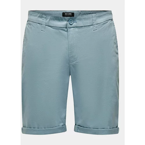 Only & Sons Kratke hlače iz tkanine Peter 22027905 Modra Regular Fit