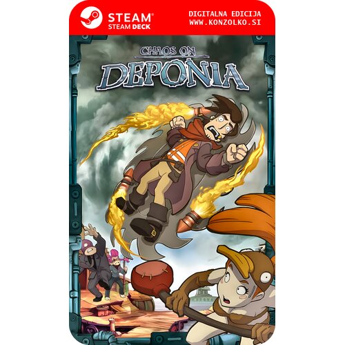  Chaos on Deponia - Steam koda brez &scaron;katlice (WINDOWS PC | STEAM DECK) Cene