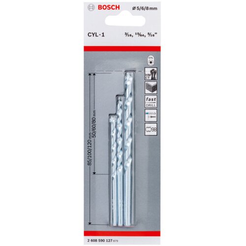 Bosch komplet udarnih kamnov Impact 5, 3 Cene