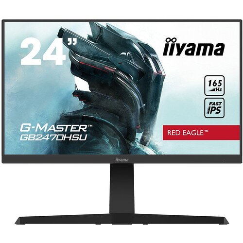 Iiyama Monitor 60,9 cm (24,0&amp;quot;) GB2470HSU-B1 1920x1080 Gaming 165Hz IPS 0,8ms HDMI DisplayPort 1/2xUSB pivot zvočniki FreeSync Premium Slike