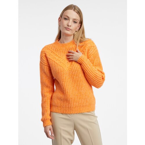 Orsay Orange Women&amp;#039;s Ribbed Sweater - Women Slike