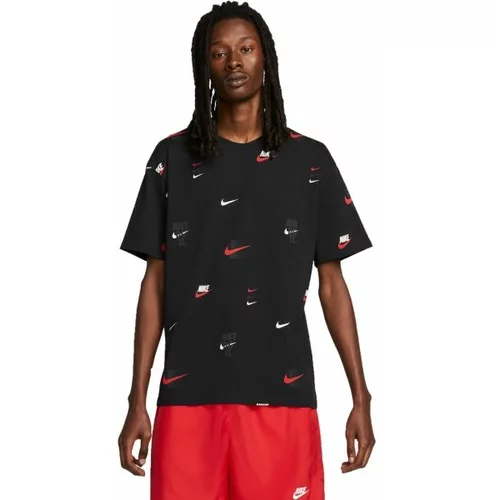 Nike NSW TEE M90 12MO LBR AOP Muška majica, crna, veličina
