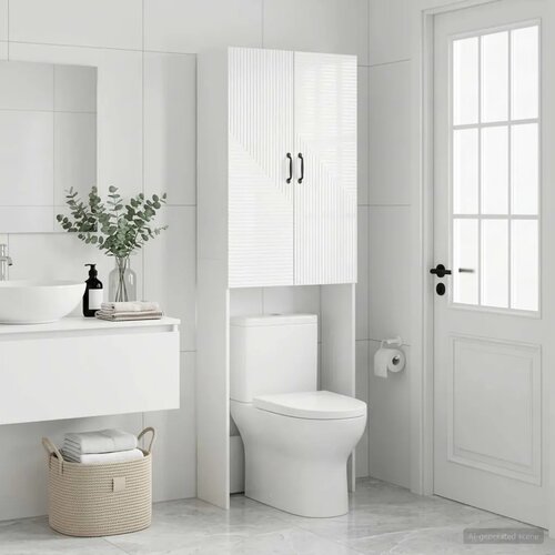  Kabinetska WC HAARLEM Bijela visokog sjaja 66 x 25 5 x 190 cm - Bijela visokog sjaja Cijene
