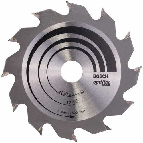 Bosch List kružne testere Optiline Wood 130 x 20;16 x 2.4 mm. 12 Cene