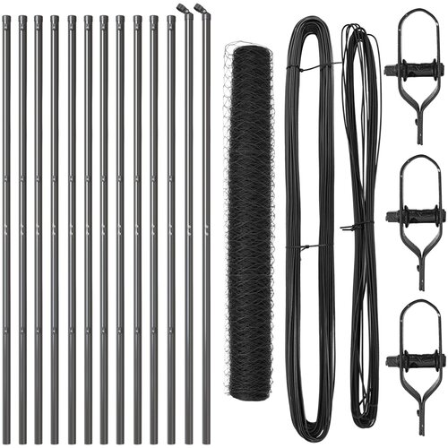 vidaXL set ogradâ 2 komada Siva Čelik s premazom 25 x 1,2 m Izdržljivo Cijene