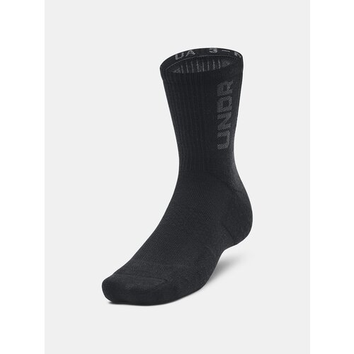 Under Armour Socks UA 3-Maker 3pk Mid-Crew-BLK - unisex Slike