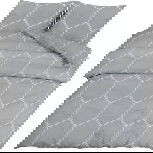 Maison Chic Komplet posteljnine - Posteljnina siva 200x220 cm bombaž, (21786882) Cene