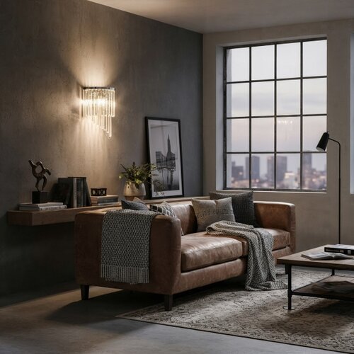 Ideal Lux kristalno zidno svetlo carlton 3xE14/40W/230V, sjajni hrom Slike