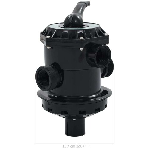 VidaXL Ventil z več priključki za pe&amp;scaron;čeni filter ABS 1,5&amp;quot; 6-smerni Slike