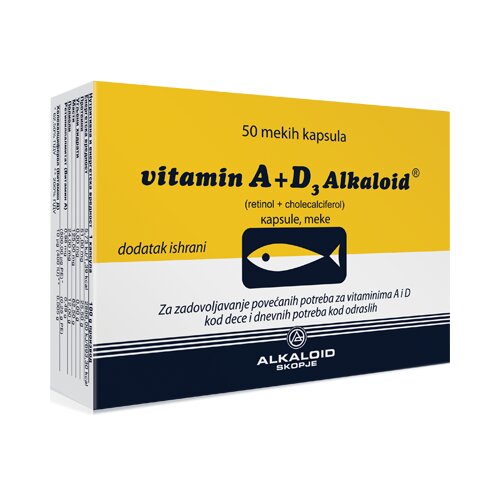 Alkaloid AD3 Perle, 50 kapsula Slike