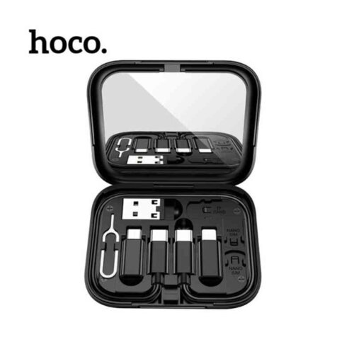 Hoco. U114 SET KABELA I ADAPTERA ZA PUNJENJE CRNI Slike