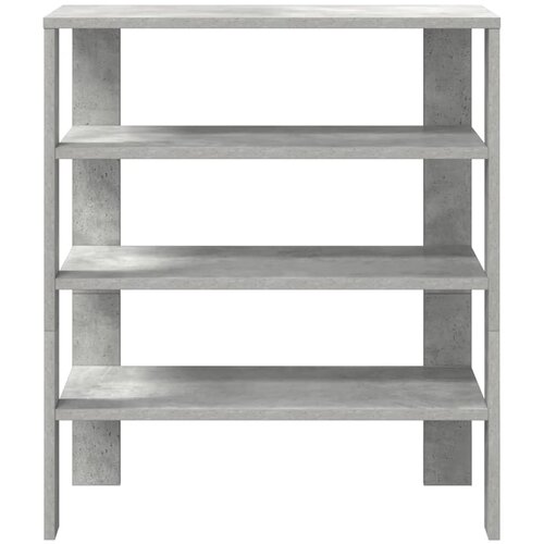  Stalak za cipele boja betona 61x32x70 cm konstruirano drvo Slike