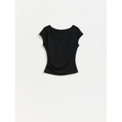 Reserved Bluza s visokim udjelom modalnih vlakana - crno Cijene