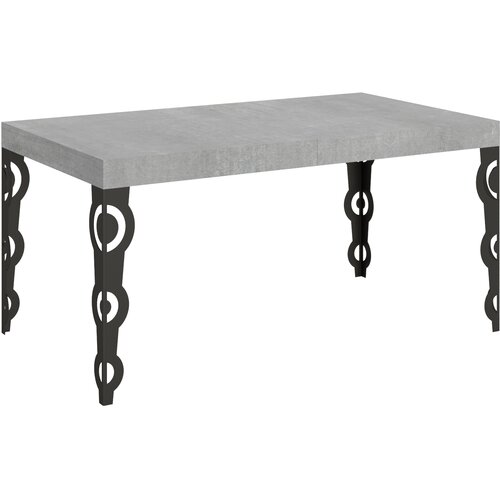 Itamoby &amp;nbsp; Karamay (90x160/264 cm) - siva, barva nog: antracit - raztegljiva jedilna miza, (20842736) Slike