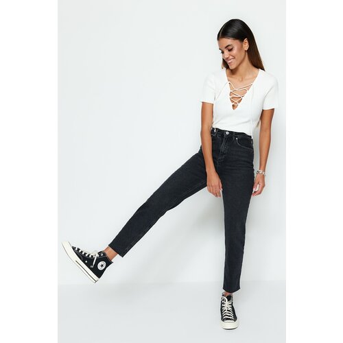 Trendyol Jeans - Black - Mom Slike