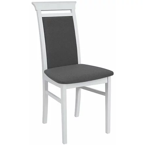 Black Red White Jedilni stol Idento - Bel/siv