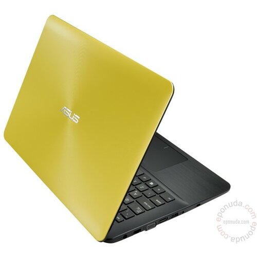 Asus X455LA-WX406D 14'' Intel Core i3-4005U 1.7GHz 2GB 500GB ODD crno-žuti + torba laptop Slike