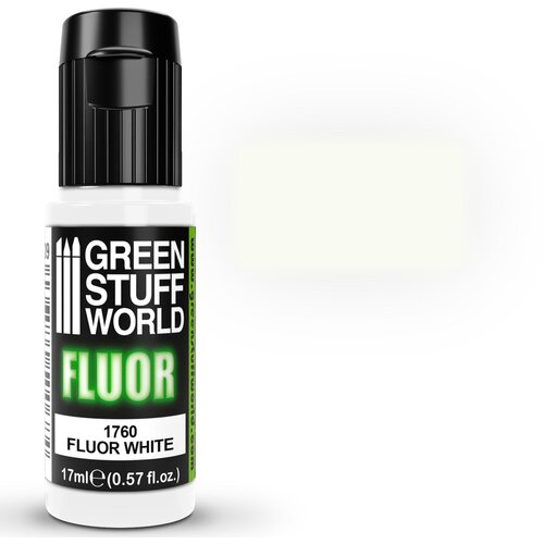 Green Stuff World Fluor Paint White 17ml | Fluorescentna Boja Bela 17ml Slike
