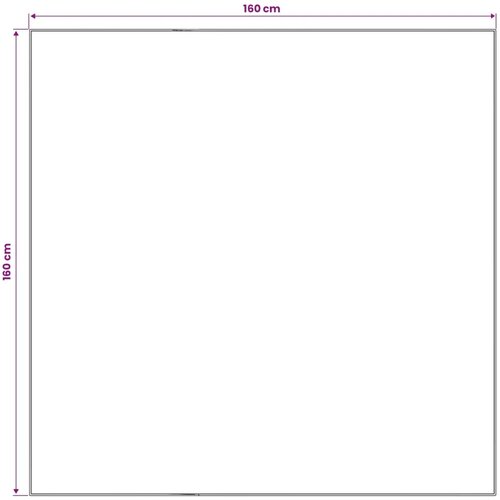  Tepih ORIZ Krem 160 x 160 cm 100% poliester - Krem 160 x 160 cm Slike