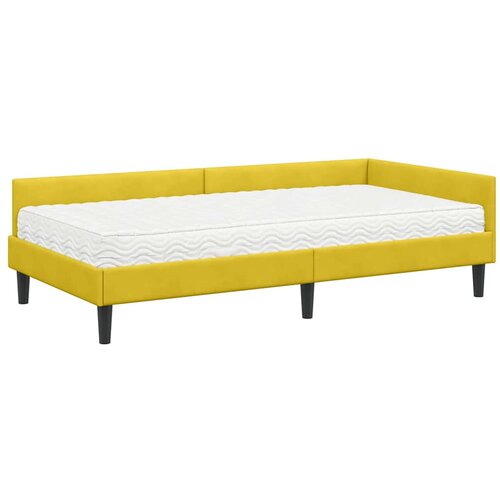  Kutni krevetni okvir s madracem 2 kom. Žuta 90 x 200 cm Bar&amp;scaron;un Slike