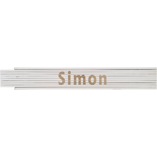 HEKA Zložljiv meter Heka (napis: Simon, bele barve, 2 m) Cene
