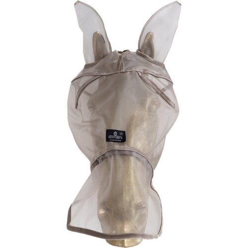 Kentucky Horsewear Maska proti insketom Classic, z ušesi in nosnim zavihkom, bež - Full/WB Cene