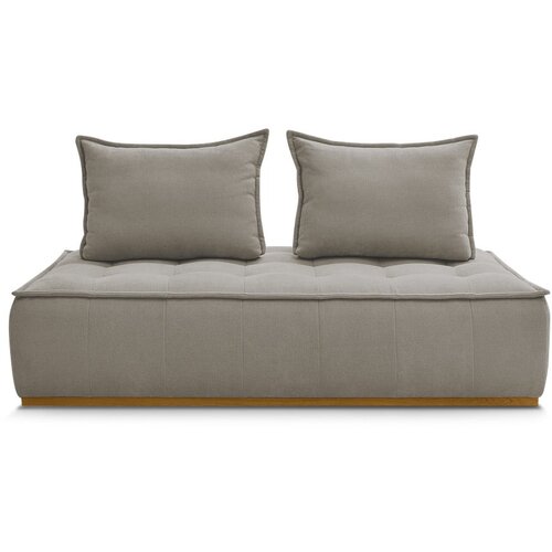 Bobochic Paris Smeđe-siva sofa od bouclé tkanine 175 cm Elisa – Cijene