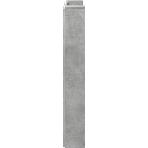  Uzglavlje Betonski sivi 100 x 16,5 x 103,5 cm Konstruirano drvo Slike