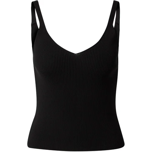 A LOT LESS Top z naramnicami 'Isabelle' črna