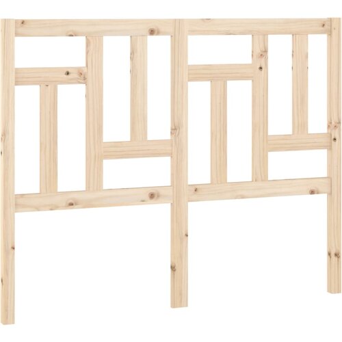 Uzglavlje za krevet 140,5 x 4 x 100 cm od masivne borovine Slike