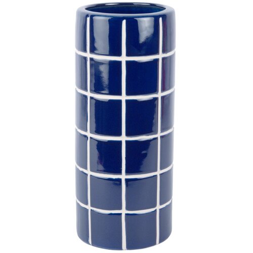 PT LIVING Plava keramička vaza (visina 30 cm) Retro Tiles &ndash; Cijene