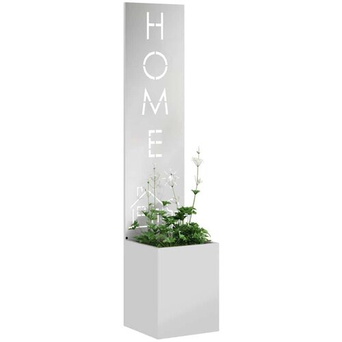 VidaXL Privatnost u vrtu Rezbarija Srebrno 32 x 140 cm Pocinčani čelik Slike
