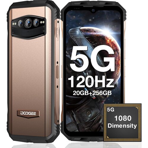 Doogee V30T 5G 20/256GB, zlata pametni robustni telefon Android 12, 10800mAh, (21256070) Cene