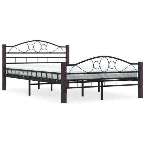  Za krevet crni metalni 120 x 200 cm Cijene