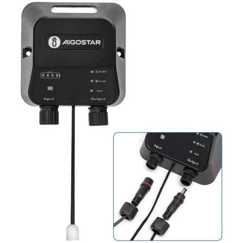 Aigostar LED solarni luster 2xLED/70W/12V 12000 mAh 6500K prečnik 12 cm Slike