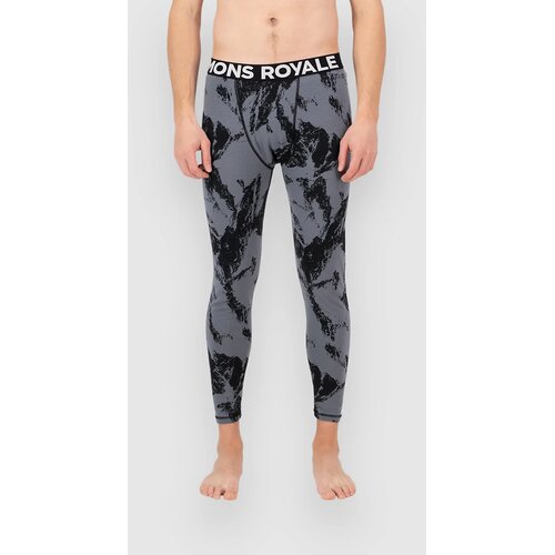 Mons Royale Merino Cascade Flex Legging Funkcijske hlace mtn pixel grey Slike