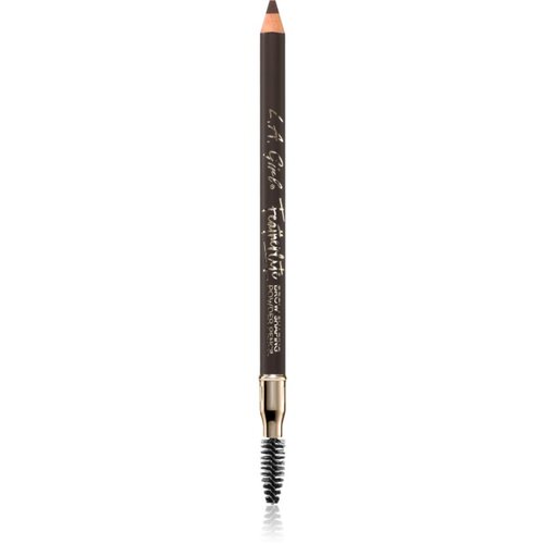 L.A. Girl Cosmetics Featherlite dolgoobstojni svinčnik za obrvi s krtačko odtenek Dark Brown 1.1 g Cene