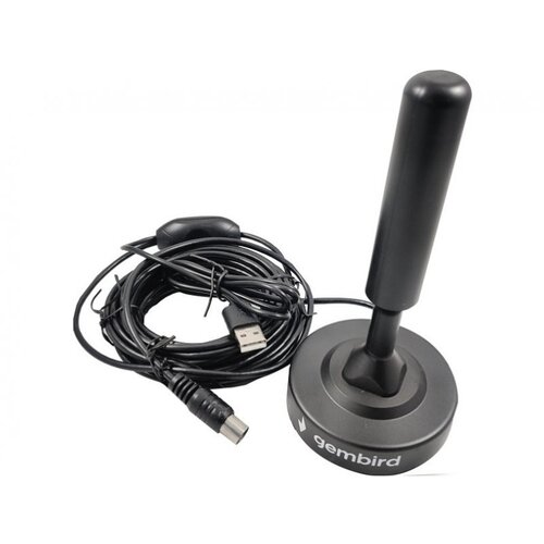 Gembird GMB-533USB Antena sobna/spoljna sa pojacalom, UHF, dobit 21dB, visina 15cm, USB, 5m (495) Cene