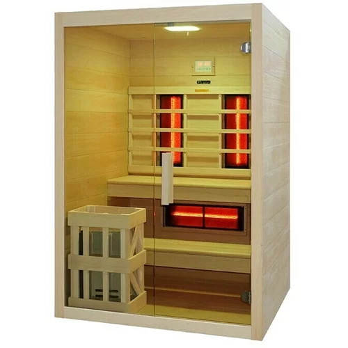 Sanotechnik Infracrvena sauna + finska Twincombi (D x Š x V: 120 x 130 x 200 cm, 3,6 kW)