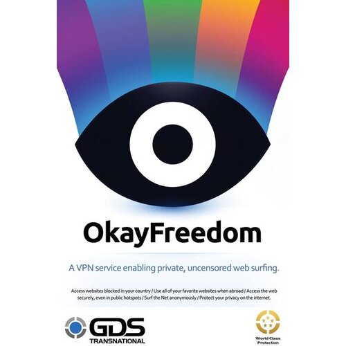 VPN Okay Freedom 1 Year 1 PC Premium Key GLOBAL Slike
