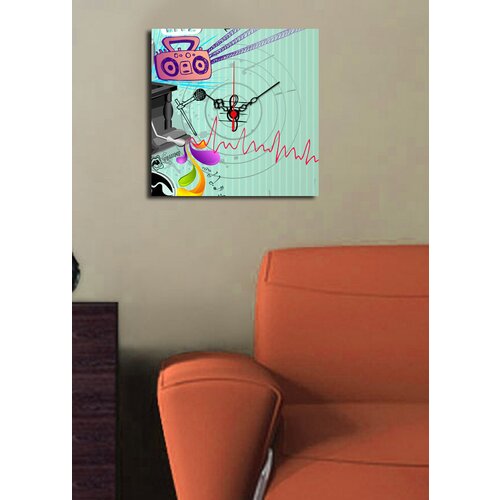 Wallity zidni sat 2828CS-16, 28x28 cm Cene