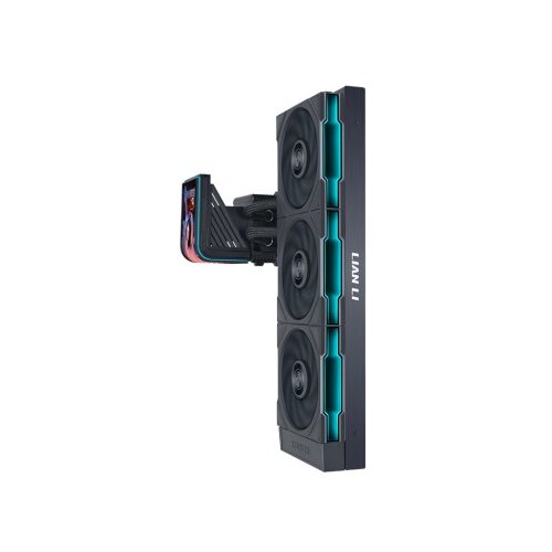 Lian Li Komplet za tekočinsko hlajenje AIO Liquid Cooler HydroShift II OLED Curved 360 TL FLEX, Črn Cene