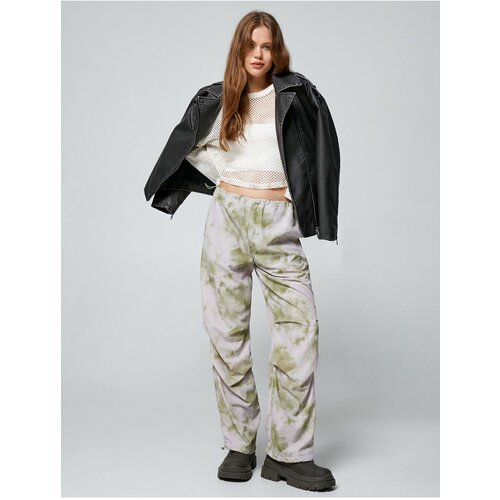 Koton Parachute Pants Tie-Dye Patterned Elastic Waist and Legs With Stopper. Slike